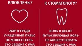 Что общего между любовью и болью зуба