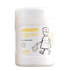 Вита-Пул Авансепт Салфетки дезинфицирующие - Салфетки, нагрудники и фартуки (фото 1)