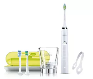 Philips Электрическая звуковая зубная щетка Sonicare DiamondClean (белая керамика) - Электрические зубные щетки (фото 1)