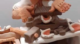 Керамическая статуэтка - Зубной техник