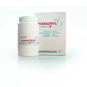 Sanpharm Koracryl Стоматологическая акриловая пластмасса холодного отверждения - Пластмассы (фото 1)