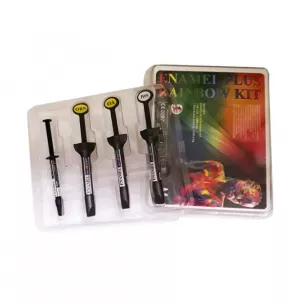Micerium Micerium Enamel HRi RAINBOW Kit Реставрационная система в наборе шприцев - Пломбировочные материалы светового отверждения (композиты) (фото 1)