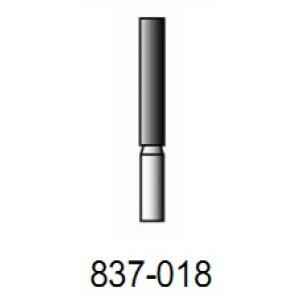 SS White Бор алмазный цилиндр 837 - Боры алмазные (фото 1)
