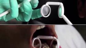 Концепт двойного стоматологического зеркала