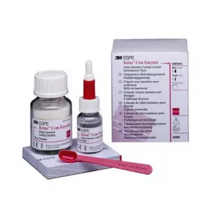3M Ketac Cem Easymix Стеклоиономерный цемент для фиксации (ознакомительный набор) - Материалы для постоянной фиксации (фото 1)