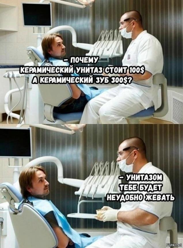 Керамический зуб или унитаз 2