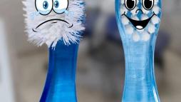 Старая и новая зубная щетка