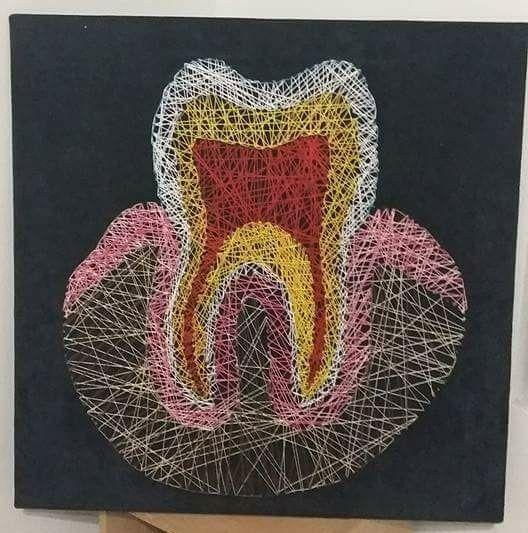Вышивка - зуб 4
