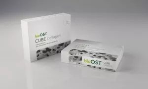 bioOST CUBE Collagen Губчатый блок для замещения костных дефектов - Блоки (фото 1)