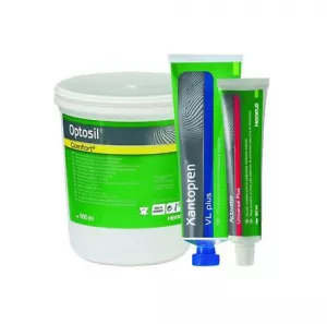 Kulzer Optosil Comfort C-силиконовая масса для снятия оттисков зубов - Силиконовые оттискные материалы (фото 1)