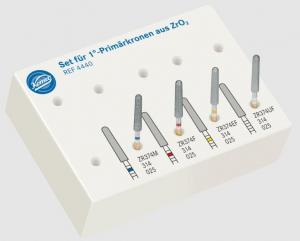 Komet 4440 314 Набор для конусных первичных коронок из диоксида циркона - Твердосплавные фрезы (фото 1)