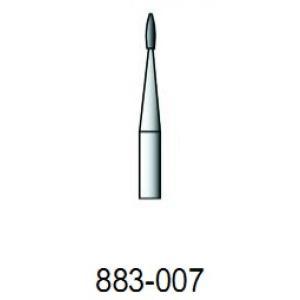 SS White Бор ​алмазный мини-пламя 883/007 - Боры алмазные (фото 1)