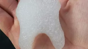 Зуб из снега 4