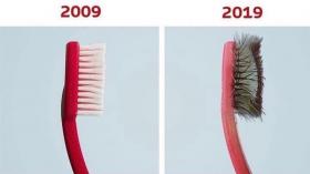 Зубная щетка спустя 10 лет