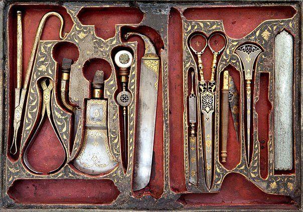 Набор хирургических инструментов, Иран, XIX век