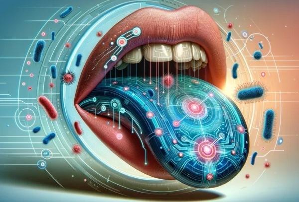 Искусственный язык обнаруживает и уничтожает бактерии полости рта
