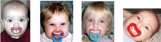 детская соска с зубами