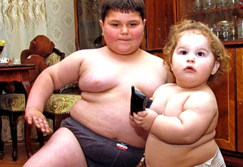 толстые дети