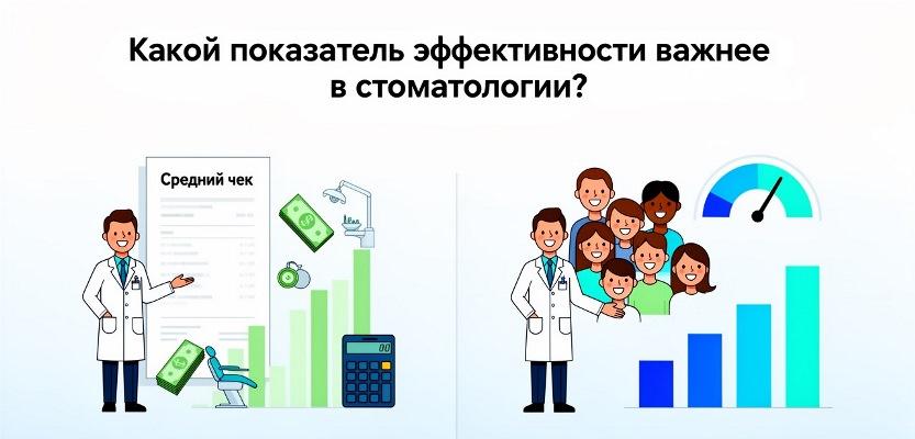 Средний чек VS Процент долеченных пациентов