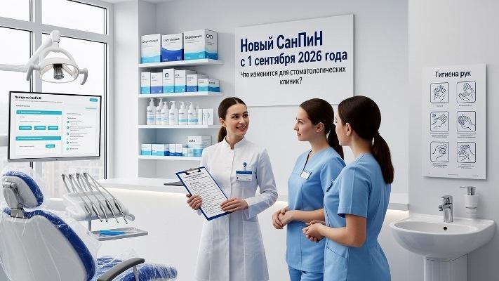 Новый СанПиН с 1 сентября 2026 года: что изменится для стоматологических клиник?
